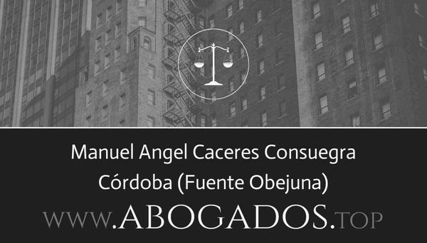 abogado Manuel Angel Caceres Consuegra en Fuente Obejuna