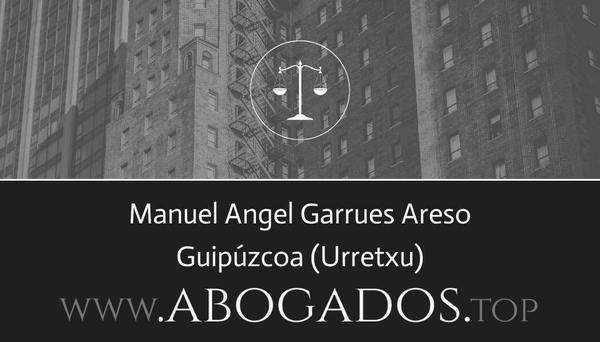 abogado Manuel Angel Garrues Areso en Urretxu