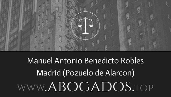 abogado Manuel Antonio Benedicto Robles en Pozuelo de Alarcon