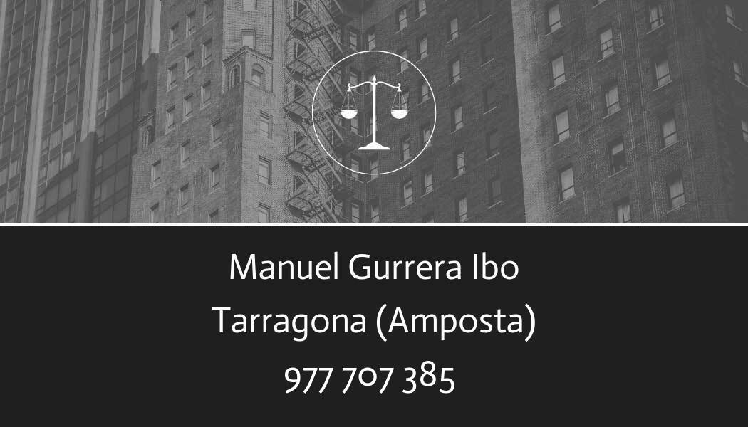 abogado Manuel Gurrera Ibo en Amposta