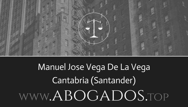 abogado Manuel Jose Vega De La Vega en Santander