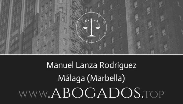 abogado Manuel Lanza Rodriguez en Marbella