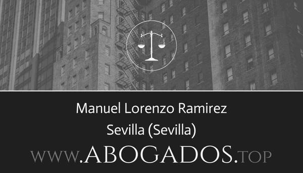 abogado Manuel Lorenzo Ramirez en Sevilla