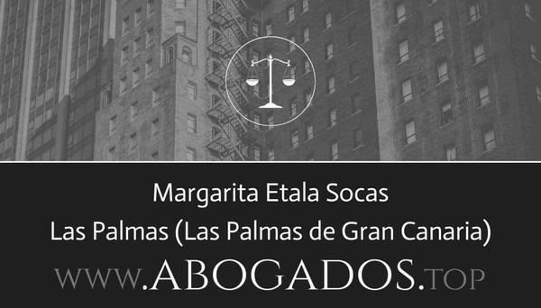 abogado Margarita Etala Socas en Las Palmas de Gran Canaria