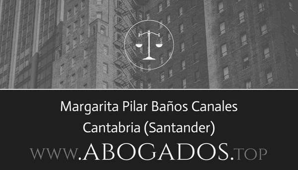 abogado Margarita Pilar Baños Canales en Santander