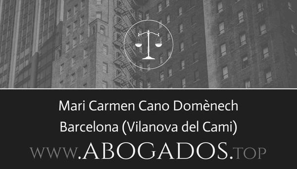 abogado Mari Carmen Cano Domènech en Vilanova del Cami