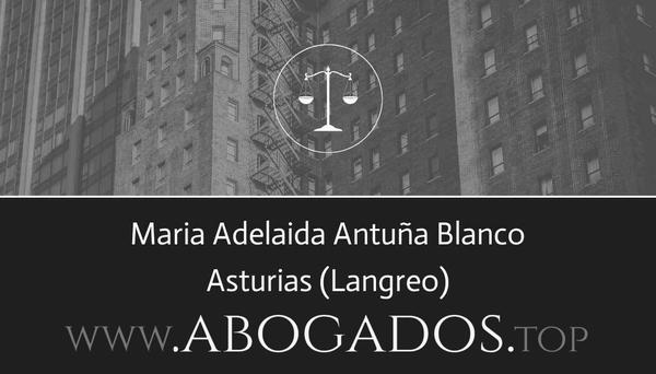 abogado Maria Adelaida Antuña Blanco en Langreo