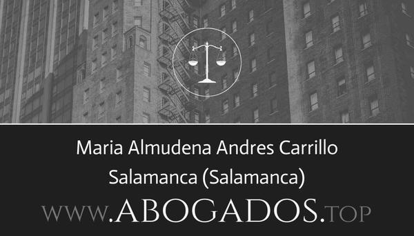 abogado Maria Almudena Andres Carrillo en Salamanca