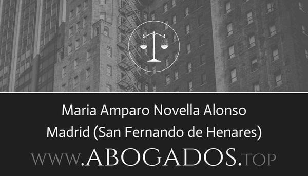 abogado Maria Amparo Novella Alonso en San Fernando de Henares