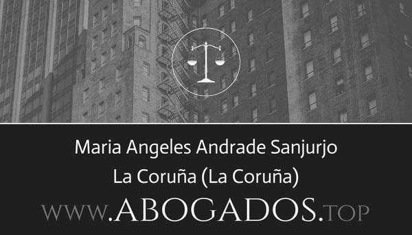 abogado Maria Angeles Andrade Sanjurjo en La Coruña