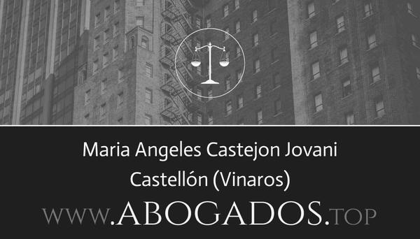 abogado Maria Angeles Castejon Jovani en Vinaros