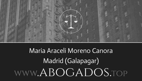 abogado Maria Araceli Moreno Canora en Galapagar