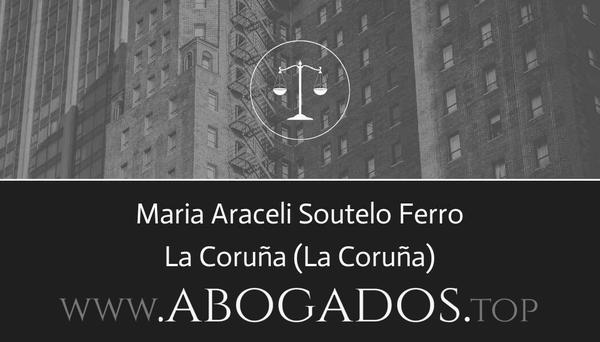 abogado Maria Araceli Soutelo Ferro en La Coruña