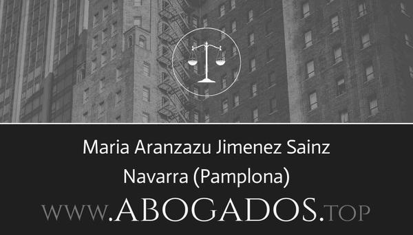 abogado Maria Aranzazu Jimenez Sainz en Pamplona