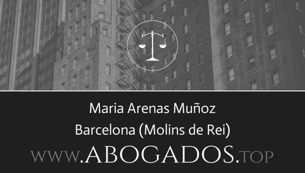 abogado Maria Arenas Muñoz en Molins de Rei