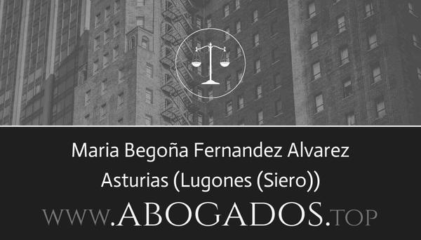 abogado Maria Begoña Fernandez Alvarez en Lugones (Siero)