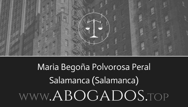 abogado Maria Begoña Polvorosa Peral en Salamanca