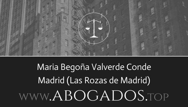 abogado Maria Begoña Valverde Conde en Las Rozas de Madrid