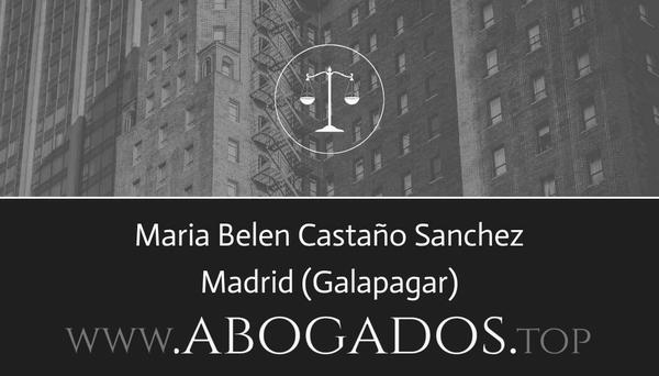 abogado Maria Belen Castaño Sanchez en Galapagar