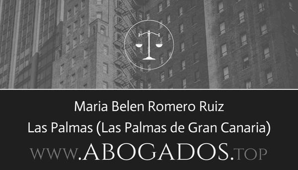 abogado Maria Belen Romero Ruiz en Las Palmas de Gran Canaria