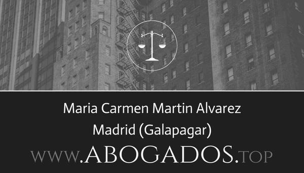 abogado Maria Carmen Martin Alvarez en Galapagar