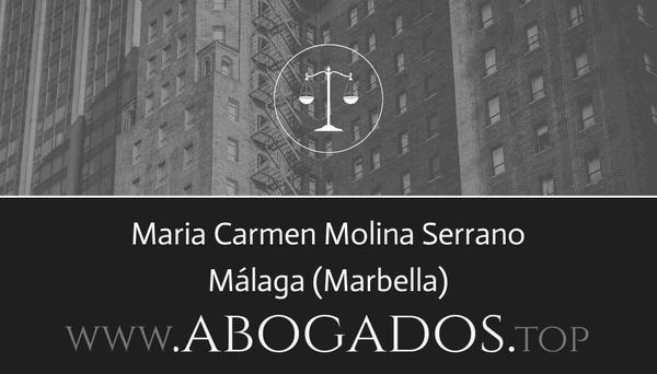 abogado Maria Carmen Molina Serrano en Marbella