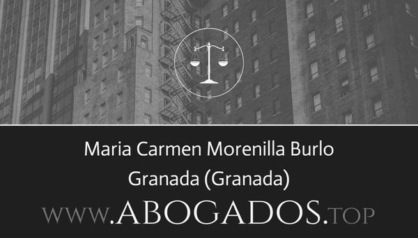 abogado Maria Carmen Morenilla Burlo en Granada