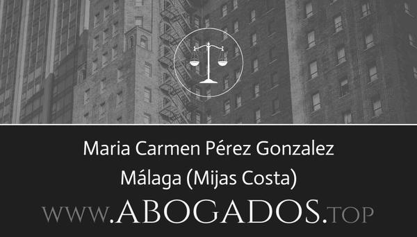 Maria Carmen Pérez Gonzalez