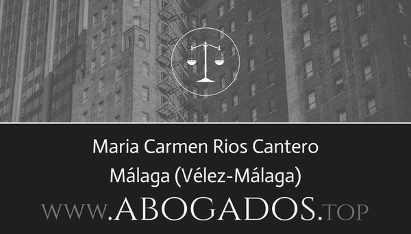 abogado Maria Carmen Rios Cantero en Vélez-Málaga