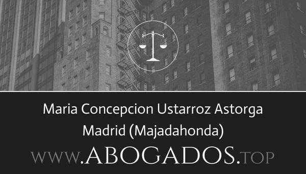 abogado Maria Concepcion Ustarroz Astorga en Majadahonda