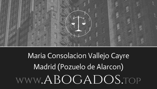 abogado Maria Consolacion Vallejo Cayre en Pozuelo de Alarcon