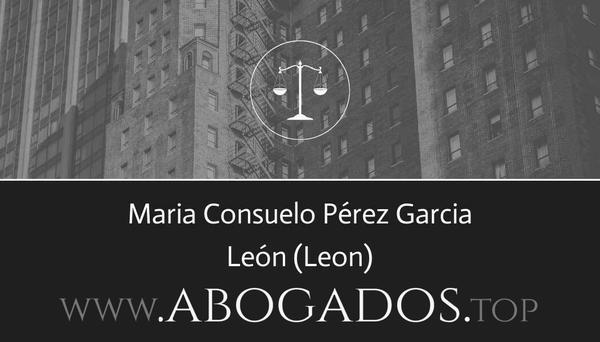 abogado Maria Consuelo Pérez Garcia en Leon