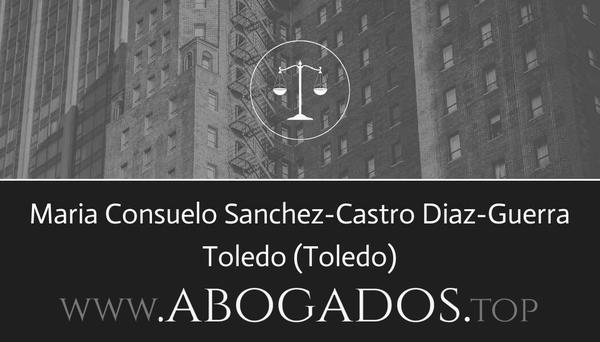 abogado Maria Consuelo Sanchez-Castro Diaz-Guerra en Toledo