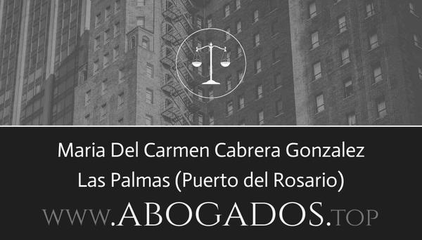 Maria Del Carmen Cabrera Gonzalez