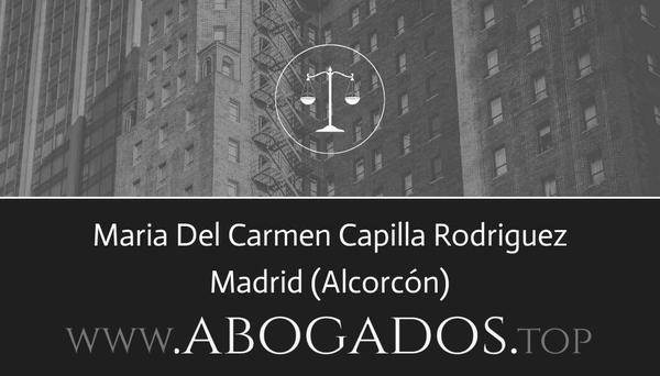 abogado Maria Del Carmen Capilla Rodriguez en Alcorcón