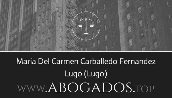 abogado Maria Del Carmen Carballedo Fernandez en Lugo