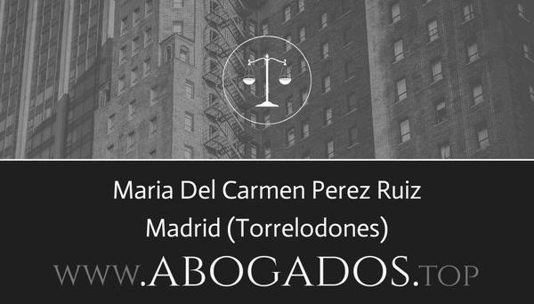 abogado Maria Del Carmen Perez Ruiz en Torrelodones