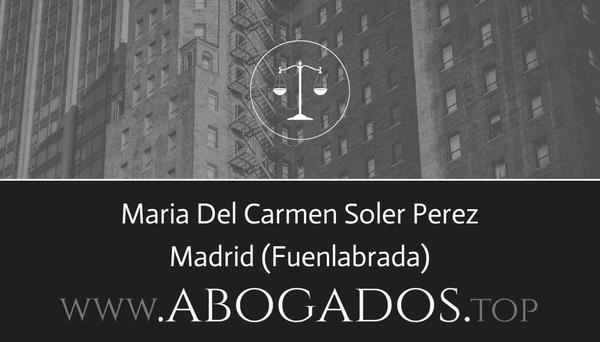 abogado Maria Del Carmen Soler Perez en Fuenlabrada