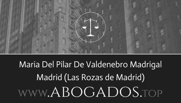 abogado Maria Del Pilar De Valdenebro Madrigal en Las Rozas de Madrid