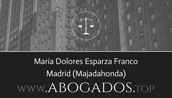 abogado Maria Dolores Esparza Franco en Majadahonda