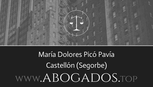 abogado María Dolores Picó Pavía en Segorbe