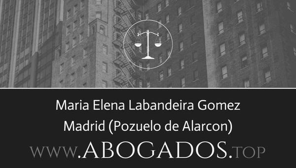 abogado Maria Elena Labandeira Gomez en Pozuelo de Alarcon