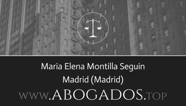 abogado Maria Elena Montilla Seguin en Madrid