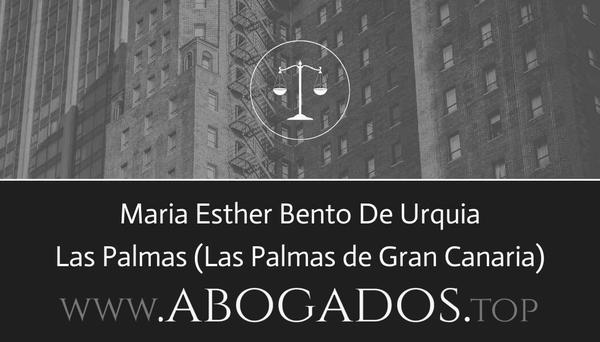 abogado Maria Esther Bento De Urquia en Las Palmas de Gran Canaria