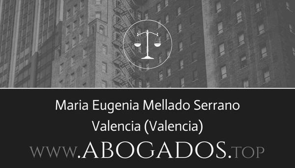 abogado Maria Eugenia Mellado Serrano en Valencia