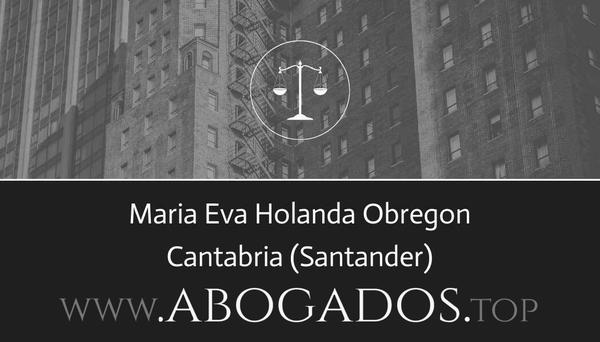 abogado Maria Eva Holanda Obregon en Santander