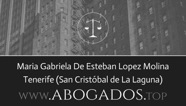 Maria Gabriela De Esteban Lopez Molina