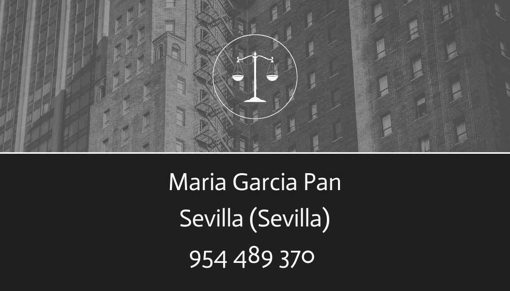 abogado Maria Garcia Pan en Sevilla