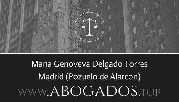 abogado Maria Genoveva Delgado Torres en Pozuelo de Alarcon