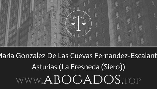 Maria Gonzalez De Las Cuevas Fernandez-Escalante